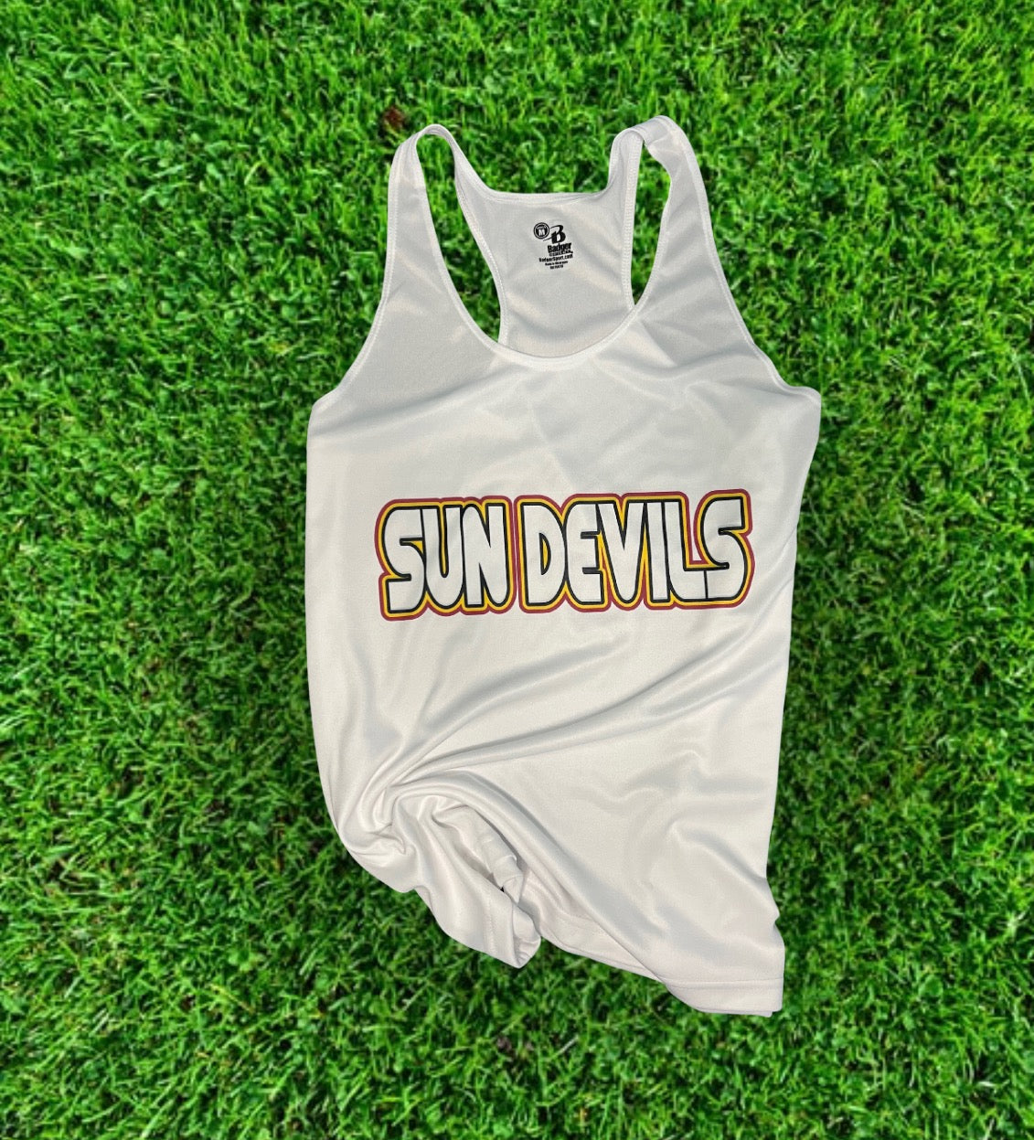 Texas Sun Devils Retro Font Tank Top