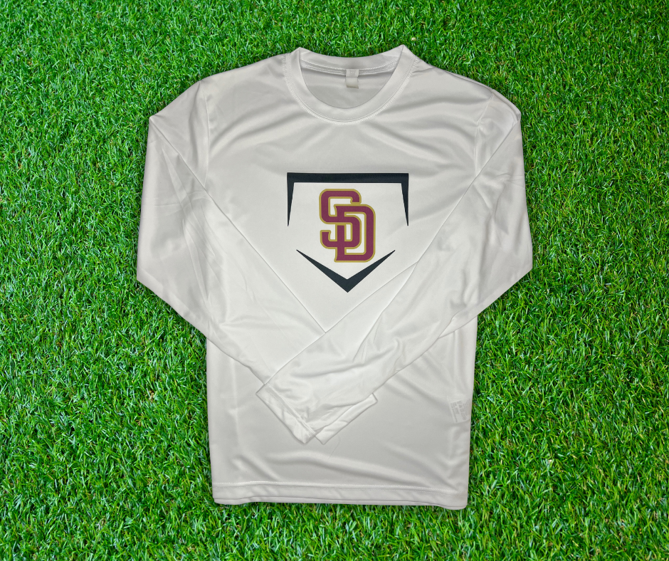 Texas Sun Devils "SD Home Plate" Unisex Performance Tee - White or Grey